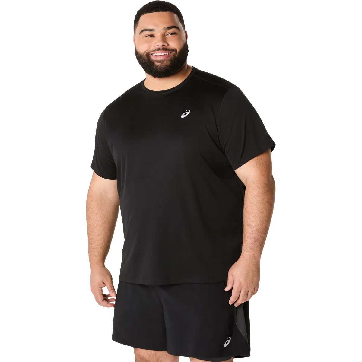 ASICS Core Løbe T-shirt Herre BLACK/GRAPHITE GREY