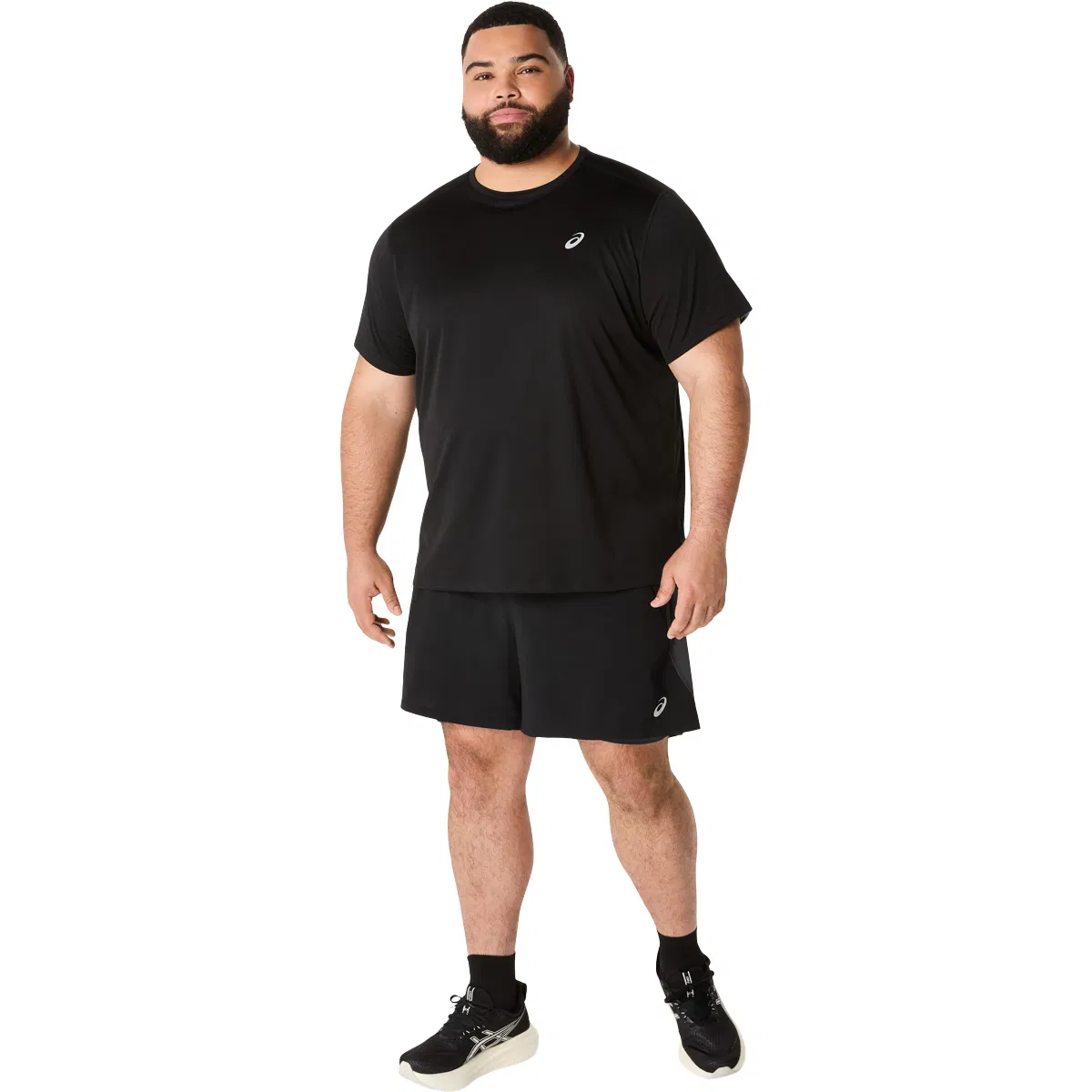 ASICS Core Løbe T-shirt Herre BLACK/GRAPHITE GREY