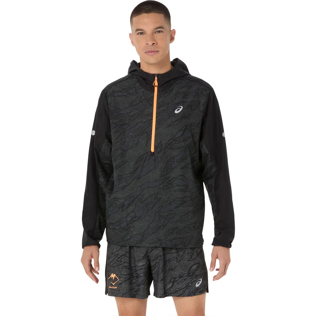 ASICS Fujitrail Packable 1/2 Zip Løbejakke Herre Black