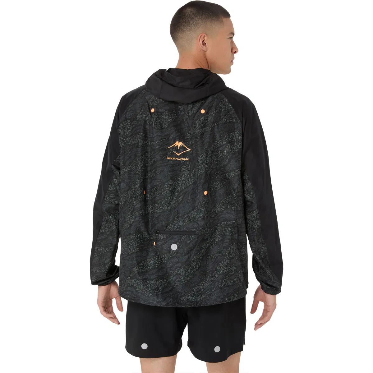 ASICS Fujitrail Packable 1/2 Zip Løbejakke Herre Black