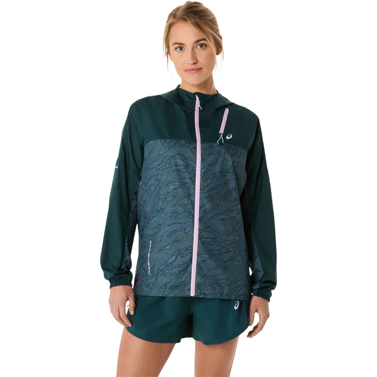 ASICS Fujitrail Packable Løbejakke Dame SAXON GREEN