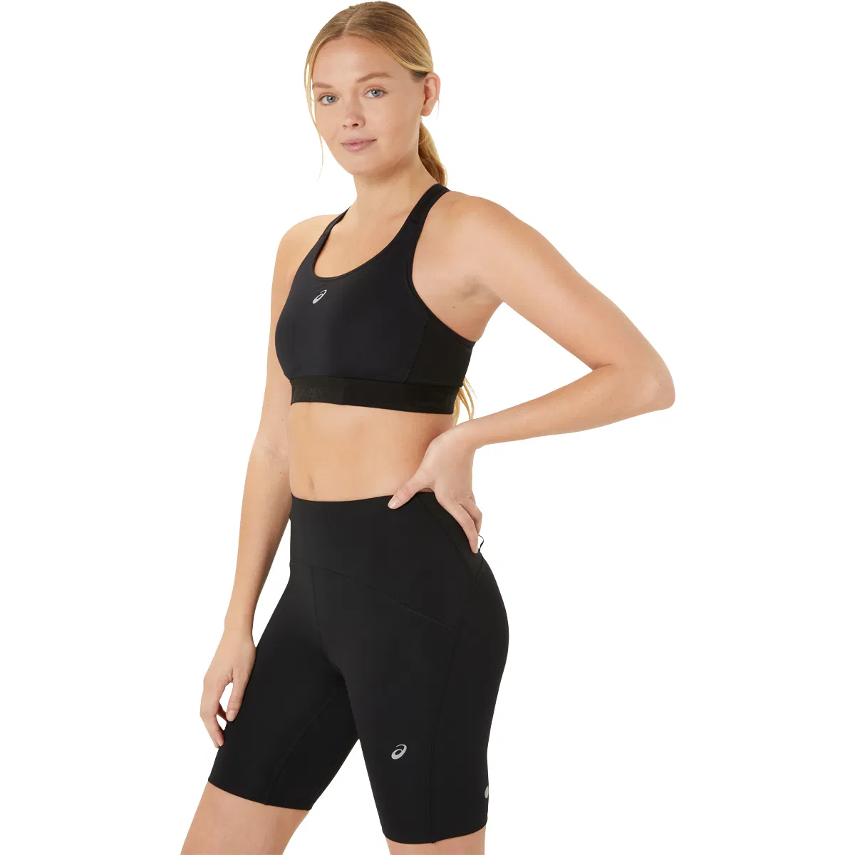 ASICS Road High Support Sports BH Dame PERFORMANCE BLACK