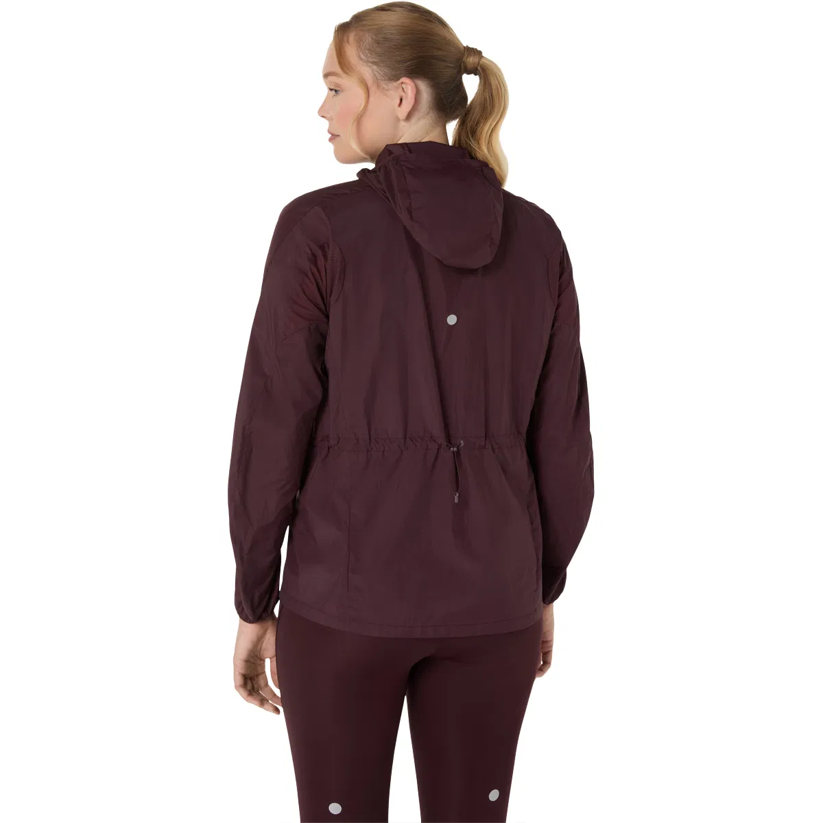 ASICS Road Packable Løbejakke Dame Bordeaux