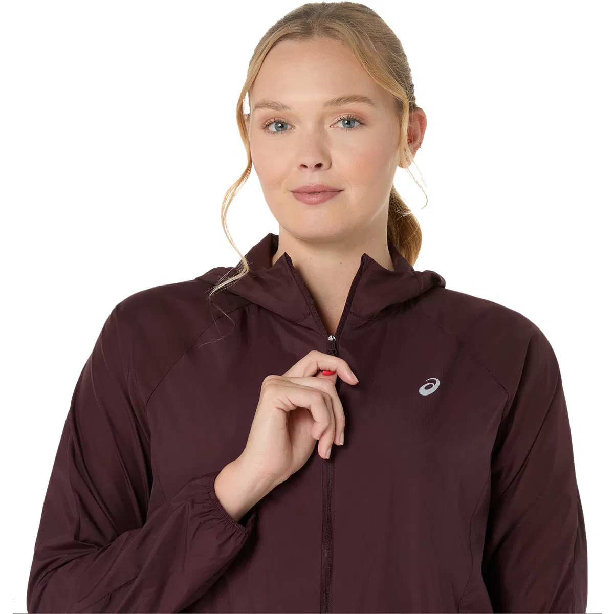 ASICS Road Packable Løbejakke Dame Bordeaux