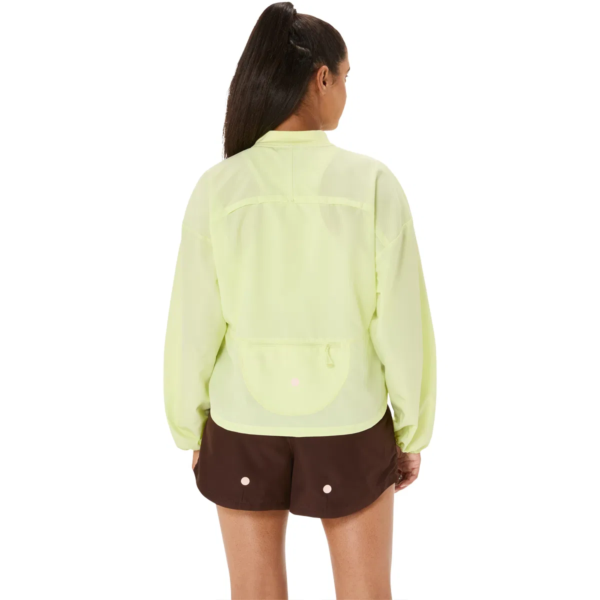 ASICS Nagino Run Løbejakke Dame HUDDLE YELLOW