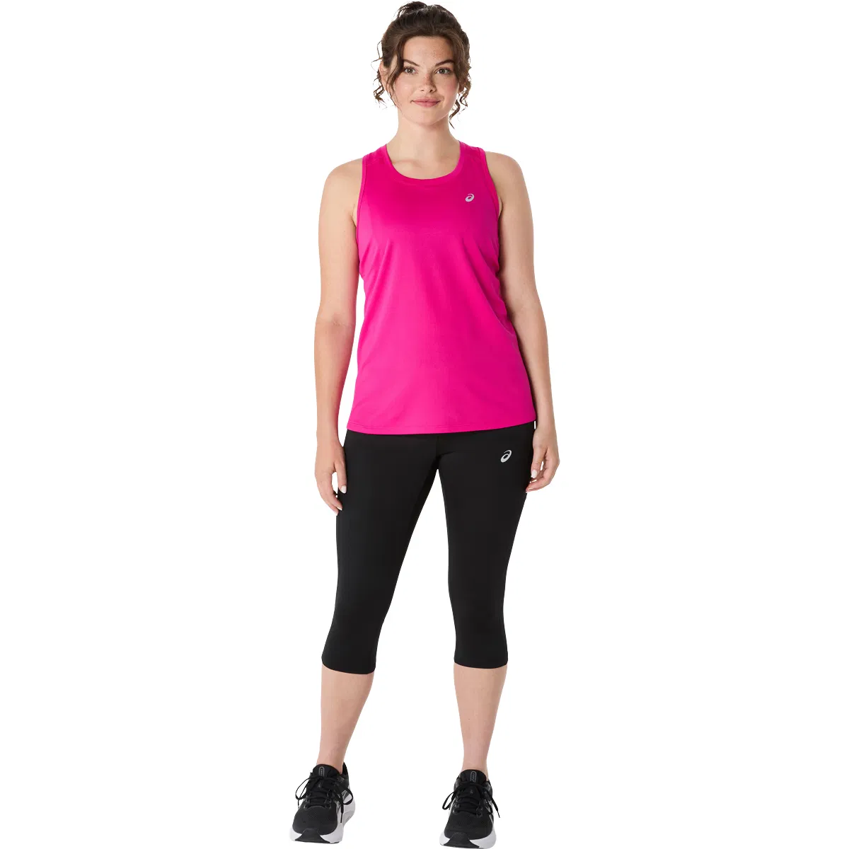 ASICS Core Løbetop Dame NEUTRAL PINK/HUDDLE YELLOW