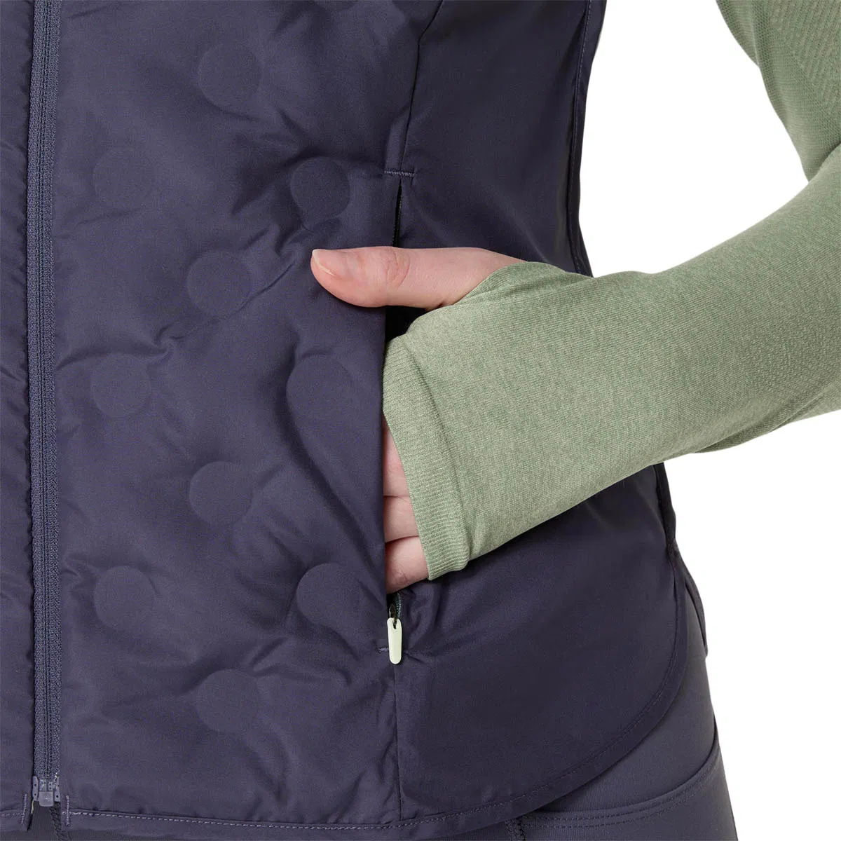 ASICS Nagino Run Padded Gilet Løbevest Dame Blue