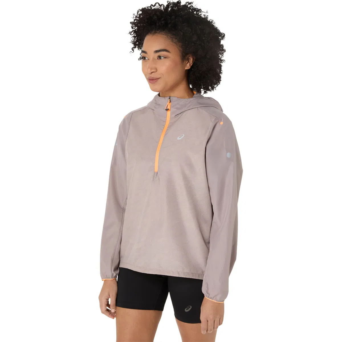 ASICS Fujitrail Packable 1/2 Zip Løbejakke Dame Grey