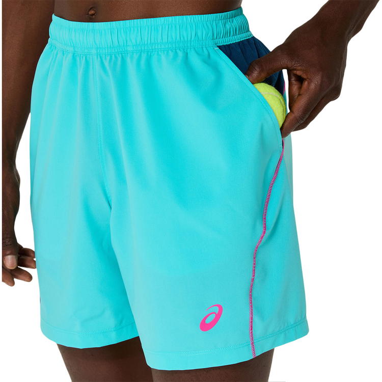 ASICS Padel Court 7" Padel Shorts Herre WAVE TEAL