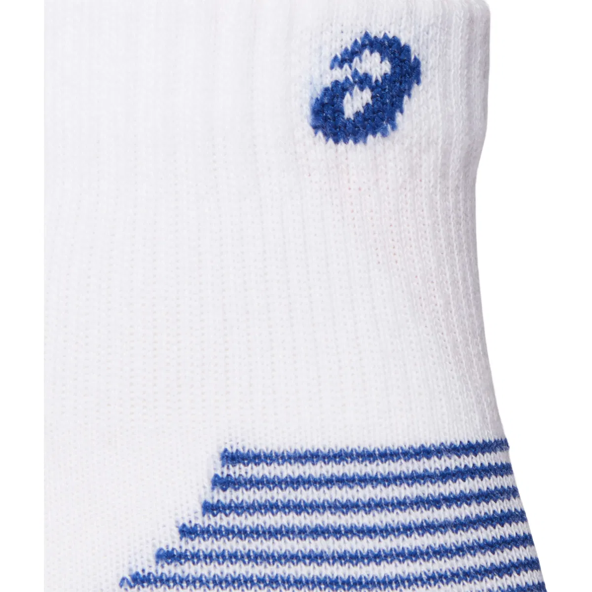 Asics Cushion Run Quarter 2-Pak Løbestrømper BRILLIANT WHITE/ASICS BLUE