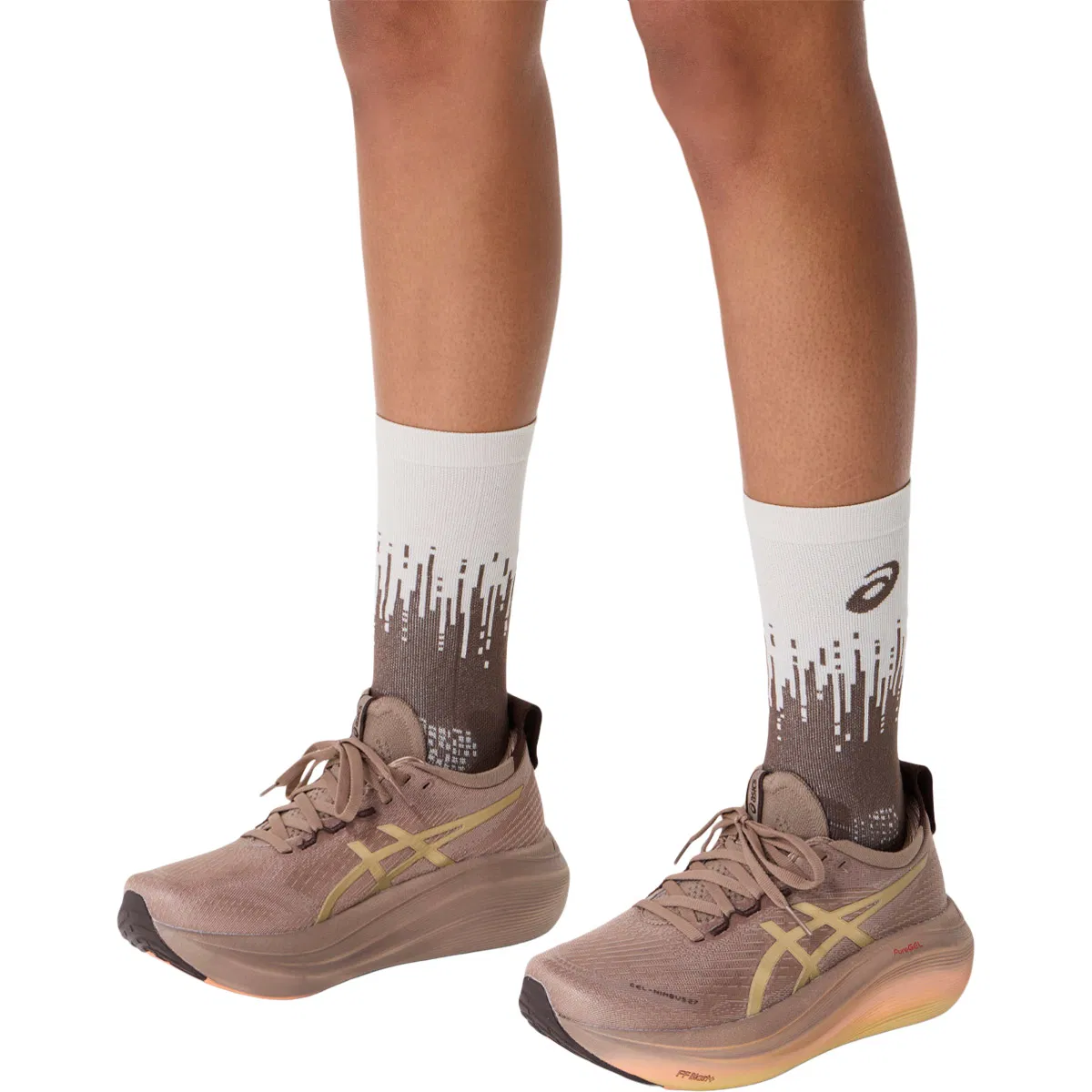 ASICS Performance Crew Løpesokker TAUPE GREY/MINERAL BEIGE /HUDD