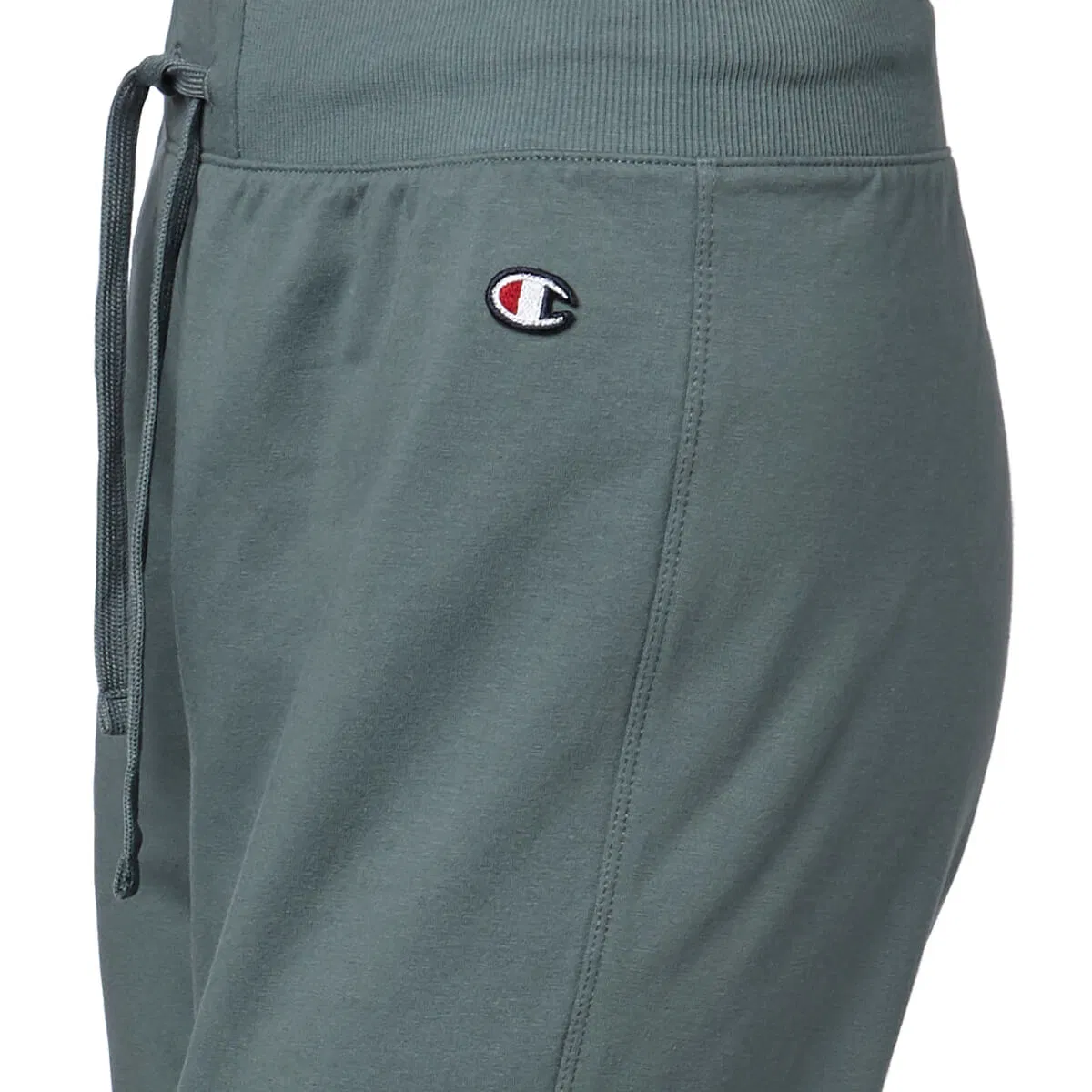 Champion C Logo Patch Rib-Cuff Joggingbukser Dame Balsamo Green