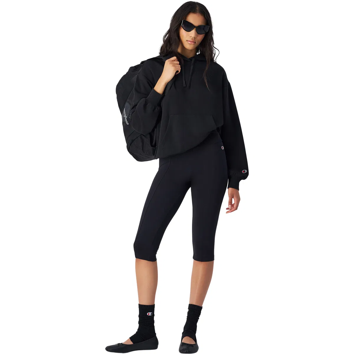 Champion Icons Classic Hættetrøje Dame Black Beauty