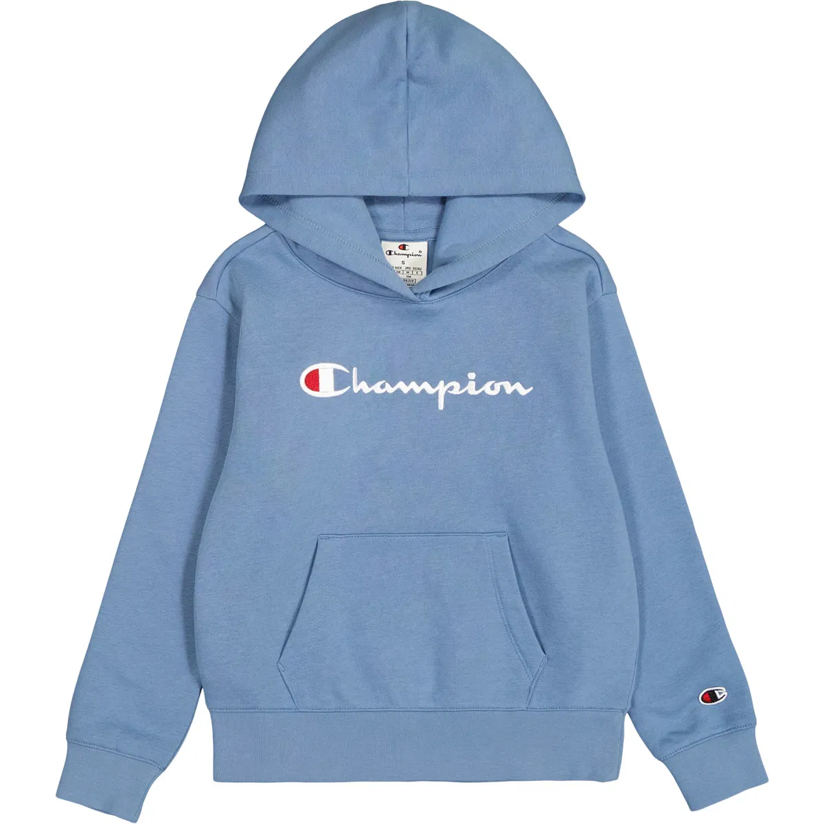 Champion Big Logo Fleece Hettegenser Barn Coronet Blue